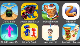 Join & Clash,Going Balls,Rescue Cut,Slither.io,Imposter Squid,Sandwich Runner,Stack Colors