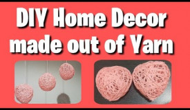 DIY Home Decor made out of Yarn || Lordz Love DIY