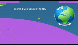 Paper.io 3 Map Control: 100.00% World Epic
