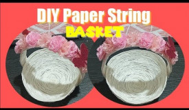 DIY Paper String Basket || Lordz Love DIY