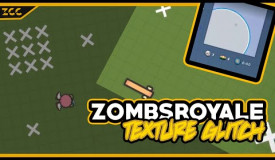 *GLITCHED* MAP & TEXTURES Gameplay!! | Zombs Royale