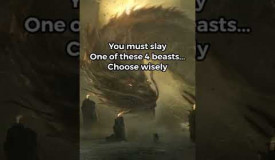 you must slay one of these 4 beasts... choose wisely #shorts #scary #chooseone #choose #warriors