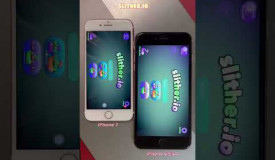 Comparison iPhone 6 Plus vs iPhone 7 open Slither.io #slithersnake #shorts