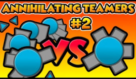 Annihilating Maze Teamers with Fighter #2 || Diep.io