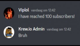 Krew.io Admin reacts to Viplol reaching 100 subscribers