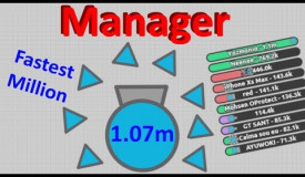 Diep.io | 1.07M Manager - My Fastest Million!