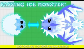 MOPE.IO PASSING ICE MONSTER!? NEW ICE DRAGON IN MOPE.IO! Mope.io Hack/Glitch [Mopeio]