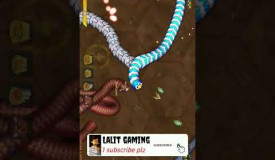 Little big snake.io #littlebigsnake #gaming #viral #youtubeshorts #shorts #lalitgamingwormszone
