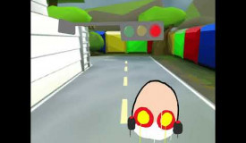 Shellio Rides around the Shell Shockers Raceway Map!
