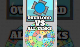 Overlord vs all tanks in diep.io Pt2 #diep #diepio #shorts #memes