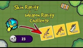 Zombs Royale | Skin Rarity = Weapon Rarity Challenge 23 Kills!