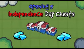 Zombs Royale | Opening 5 Independence Day Chests + 19 Kill Solo Gameplay