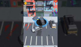 Hole io eat the city #hole #gameplay #mobilegaming