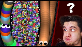 TROLLING PEOPLE IN SLITHERIO AGAIN (Funny Moments)  | Slither.io