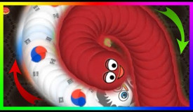 Wormate.io Tiny Pro Trapper Worm Trolling Huge Angry Worms Wormateio Epic Funny Gameplay