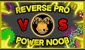 REVERSE PRO VS POWER NOOB | AGMA.IO