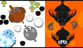MOPE.IO WOLF KILLS MAMMOTH // I DIED BY A KING DRAGON!