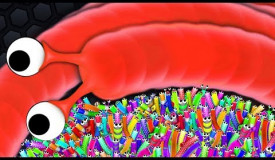 Slither.io - LUCKY GIANT SNAKE vs 104500 SNAKES // Epic Slitherio Gameplay (Slitherio Funny Moments)