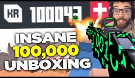 The 100,000 KR Unboxing in Krunker.io (you won't believe it)