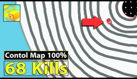 Paper.io 2 Control Map 100% With 68 Kills Antenna | Paperio Hack World Record