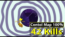 Paper.io 2 Control Map 100% With 42 Kills Antenna | Paperio Hack World Record