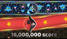 Wormateio 16,000,000 score top 10 score gameplay
