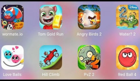 Red Ball 4,Hill Climb,Love Balls,Tom Gold Run,Wormate io,Water?2,PvZ 2,Angry Birds 2 #99