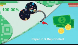 Paper.io 3 Map Control: 100.00% [Money]
