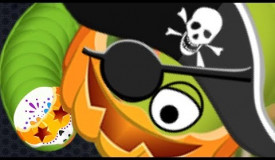 Wormate.io Monster Tiny Worm Hunting Halloween Pirate Worm Wormateio Troll Moments Gameplay