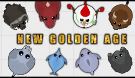 NEW GOLDEN AGE UPDATE IN MOPE.IO | NEW SKINS SHOWCASE & GAMEPLAY