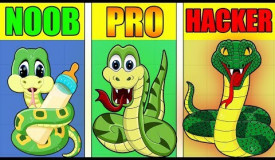 NOOB vs PRO vs HACKER - Little Big Snake Gameplay!