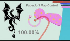 Paper.io 3 Map Control: 100.00% [Fantasy]