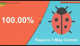 Paper.io 3 Map Control: 100.00% [Battle]