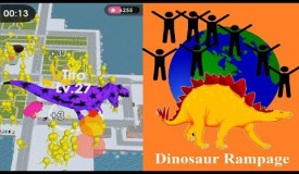 Dinosaur Rampage (Hole.io) World Record +6,834