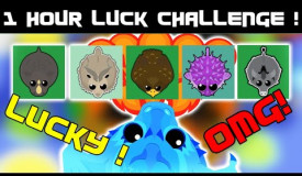LEGENDARY 1 HOUR LUCK CHALLENGE in MOPE.IO (after the update!!)