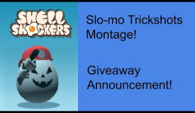Slo-mo trickshot montage! - Giveaway Announcement! - Shellshockers #26