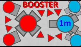 Diep.io | 1.00M Booster - If You Can't Ram 'Em, Shoot 'Em!