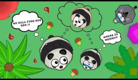 Will The PANDA FAMILY RE-UNITE in MOPE.IO / MOPE.IO STORY PART 3