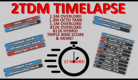 Diep.io | 17 Hour Timelapse - What Goes On In A Diep Server Throughout The Day?