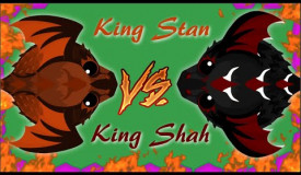 LEGENDARY KING STAN VS KING SHAH - Mope.io Developpers Epic King Dragon Fight