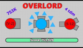 Diep.io | 753K Overlord 4 tdm - My internet is a traitor! | Tulip YT