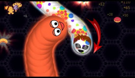 Wormate.io Tiny Troll Hacker Worm Vs Biggest Worm Pro Wormateio Gameplay! (Funny/ Best Moments)