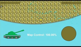 Paper.io 2 Map Control: 100.00% [Tank]