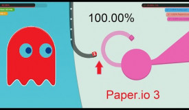 Paper.io 3 Map Control: 100.00% [KING of Paper.io]