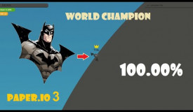 Paper.io 3 Map Control: 100.00% [World Champion]