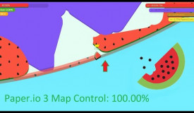 Paper.io 3 Map Control: 100.00% [The Master]