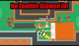 Magically Safe Hiding Spot In Braains.io! / No Zombies Allowed In