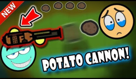 POTATO CANNON UPDATE in SURVIV.IO! NEW OVERPOWERED LAUNCHER! (Surviv.io Potato Mode Update)