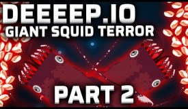 GIANT SQUID DESTROYS SERVER PART 2!! | Deeeep.io gameplay