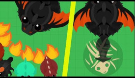 Mope.io - GETTING KING DRAGON AND TROLLING WITH TAILSLAP - Mope.io Bests Moments